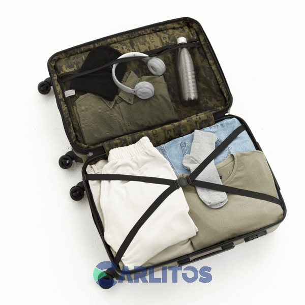 Valija 20" Rígida Línea Houston 4 Ruedas Giratorias Primicia 91576-02-10 Gris