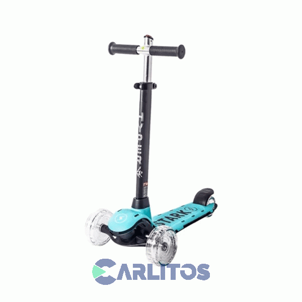 Monopatín Scooter Con Luz Stark Hyper Xr 5833 Azul
