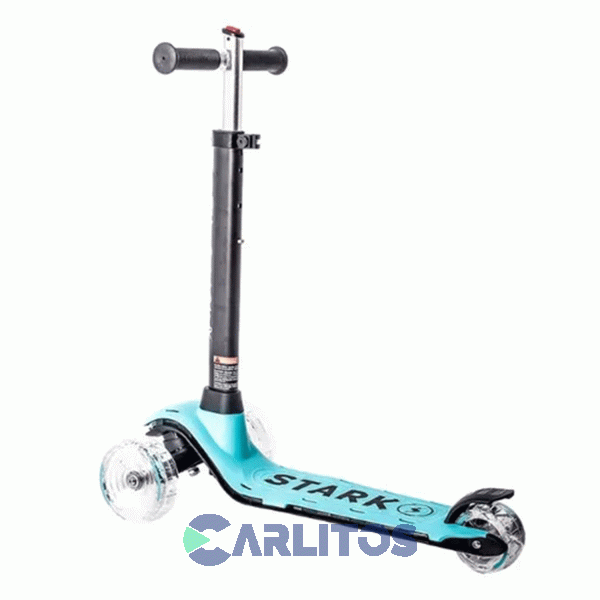 Monopatín Scooter Con Luz Stark Hyper Xr 5833 Azul