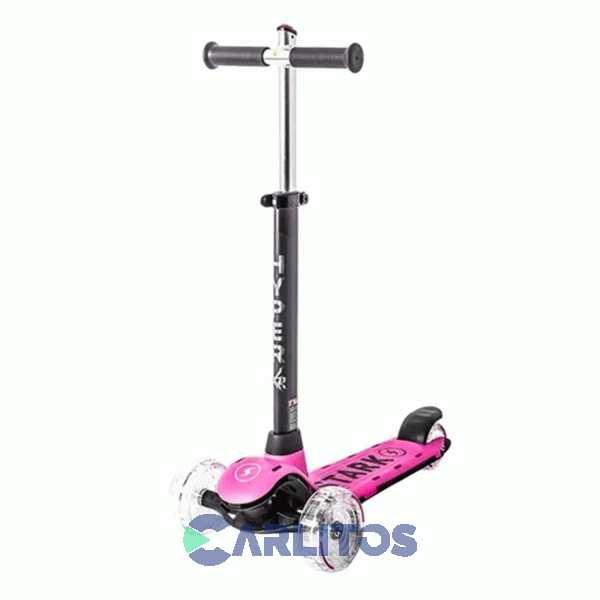 Monopatín Scooter Con Luz Stark Hyper Xr 5834 Rosa