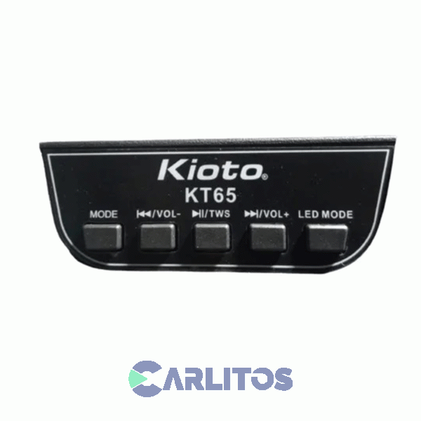 Parlante Portátil Kioto Con Bluetooth Y Batería 8 Watts Rms Kt-65
