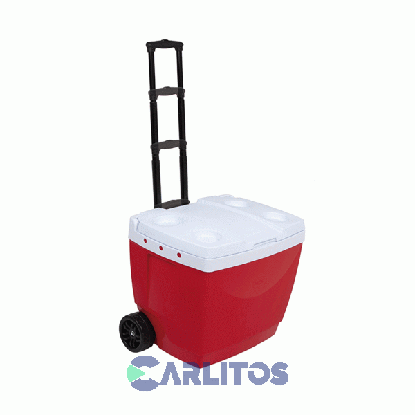 Conservadora 42 Litros Mor Ice Cold con Ruedas 25108222 Rojo