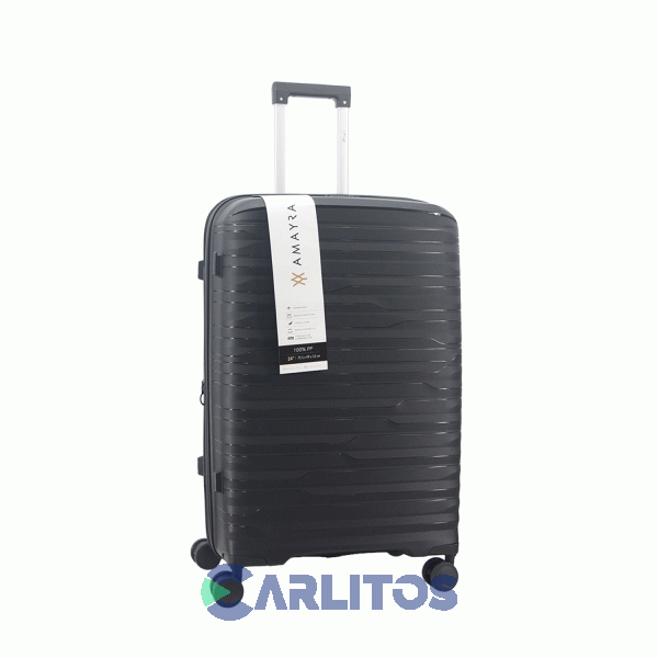 Valija 20" Rígida 4 Ruedas Giratorias Amayra 67.8016n/2 Negro