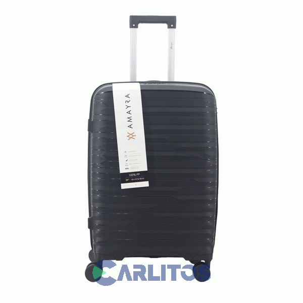 Valija 24" Rígida 4 Ruedas Giratorias Amayra 67.8016n/3 Negro
