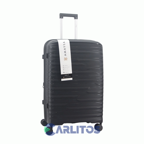 Valija 24" Rígida 4 Ruedas Giratorias Amayra 67.8016n/3 Negro