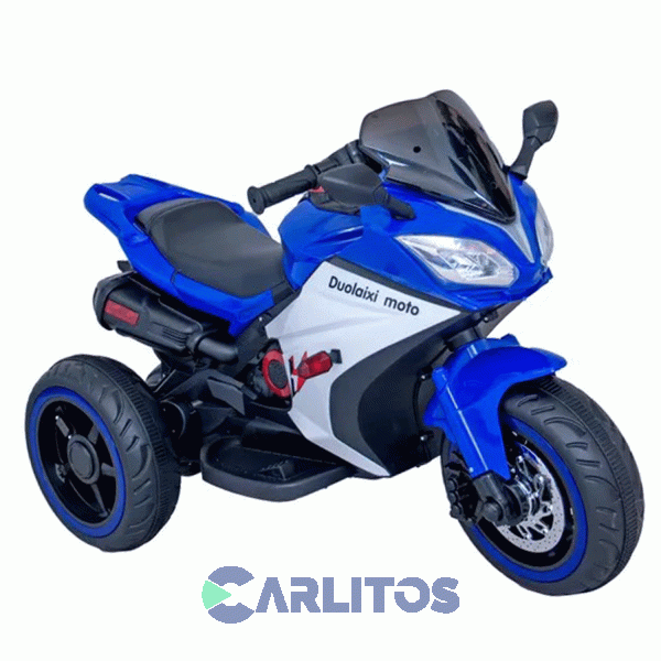 Moto Eléctrica SP Max Biemme 12 V Con Luces Y Sonido 9001 Azul