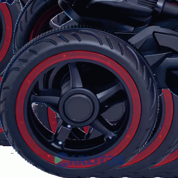 Moto Eléctrica SP Max Biemme 12 V Con Luces Y Sonido 9000 Roja