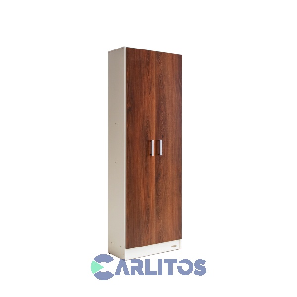 Organizador Multifunción 2 Puertas Platinum Blanco y Roble Antiguo