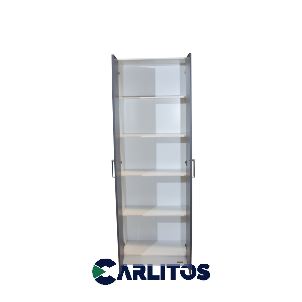 Organizador Multifunción 2 Puertas Platinum Blanco y Gris Grafito