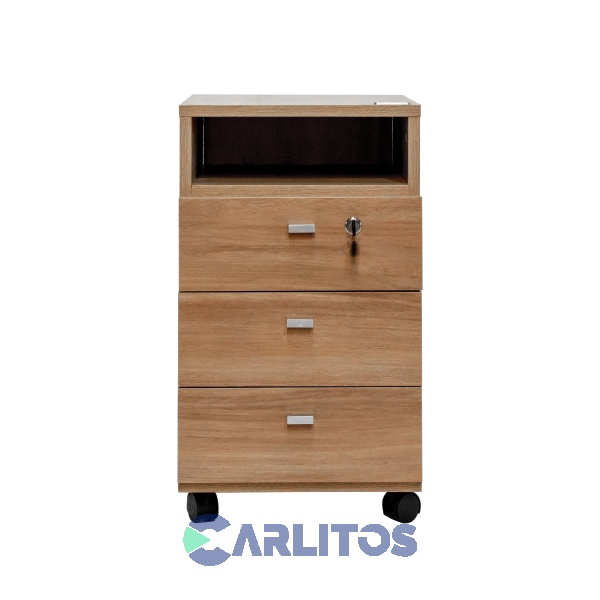 Cajonera Profesional 3 Cajones Platinum Acacia