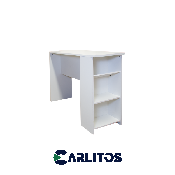 Desayunador 1.60 Mts Con Estantes Platinum Blanco