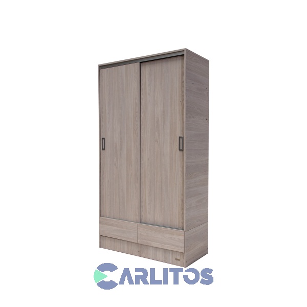 Placard 1.21 Mts Puertas Corredizas Platinum Gris Andino