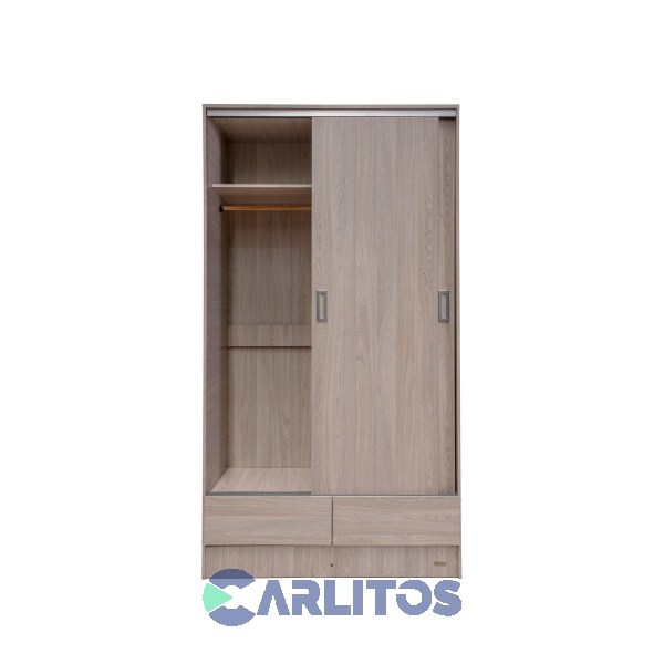 Placard 1.21 Mts Puertas Corredizas Platinum Gris Andino