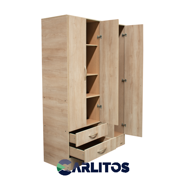 Placard 1.22 Mts 4 Puertas 2 Cajones Platinum Savanna