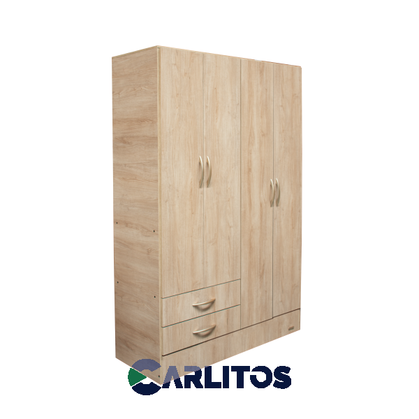 Placard 1.22 Mts 4 Puertas 2 Cajones Platinum Savanna