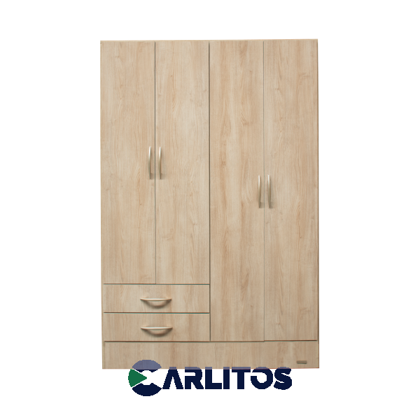 Placard 1.22 Mts 4 Puertas 2 Cajones Platinum Savanna
