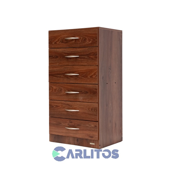 Chiffonier 6 Cajones Platinum Roble Antiguo