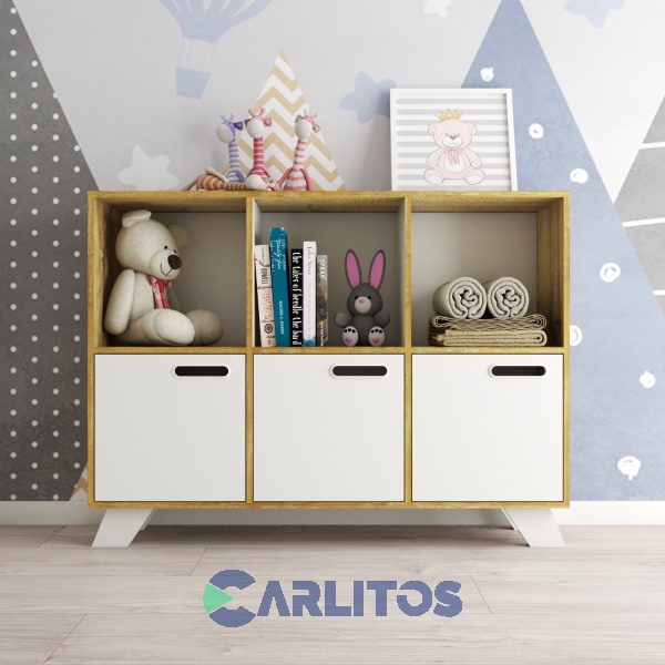 Juguetero Montessori Línea Nordic La Esperanza Atakama y Laqueado Blanco