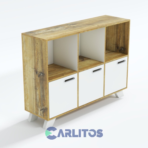 Juguetero Montessori Línea Nordic La Esperanza Atakama y Laqueado Blanco