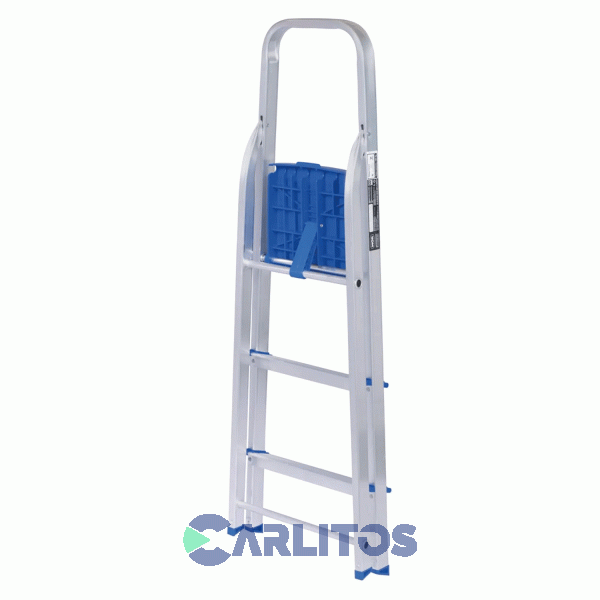 Escalera 3 Escalones Aluminio 1.12 Metros Mor 5101