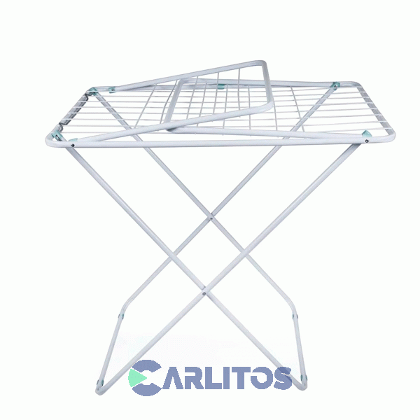 Tender De Pie Maxi Con Aletas 8 Varillas Plegable Mor 6010 Blanco
