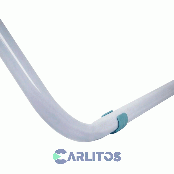 Tender De Pie Maxi Con Aletas 8 Varillas Plegable Mor 6010 Blanco