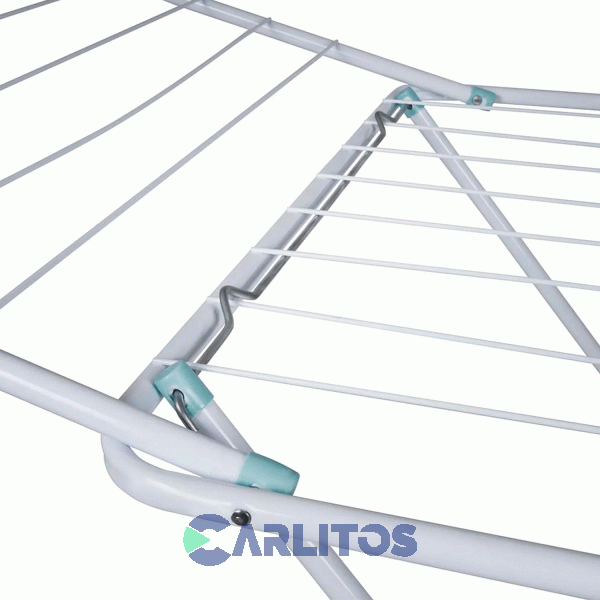 Tender De Pie Maxi Con Aletas 8 Varillas Plegable Mor 6010 Blanco