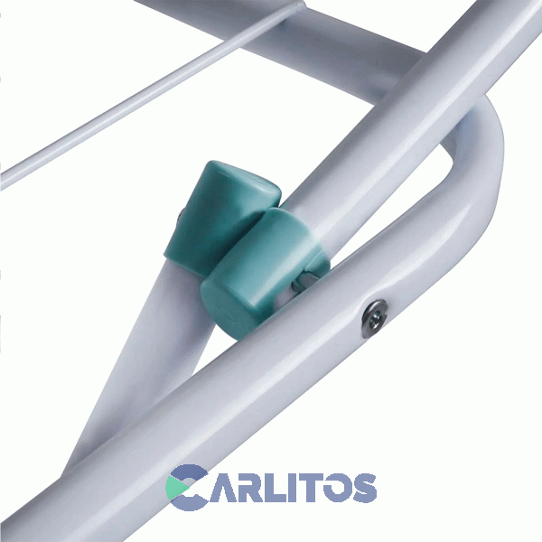 Tender De Pie Maxi Con Aletas 8 Varillas Plegable Mor 6010 Blanco