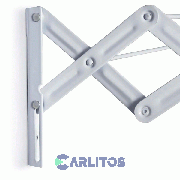 Tender De Pared 1 Mts Plegable Mor 6022 Blanco