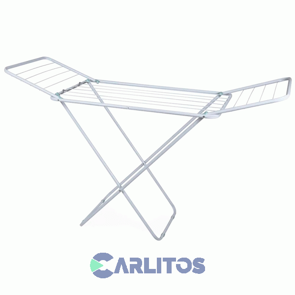 Tender De Pie Slim Con Aletas 6 Varillas Plegable Mor 6105 Blanco