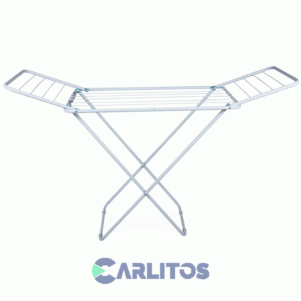 Tender De Pie Slim Con Aletas 6 Varillas Plegable Mor 6105 Blanco