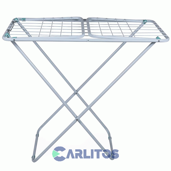 Tender De Pie Slim Con Aletas 6 Varillas Plegable Mor 6105 Blanco