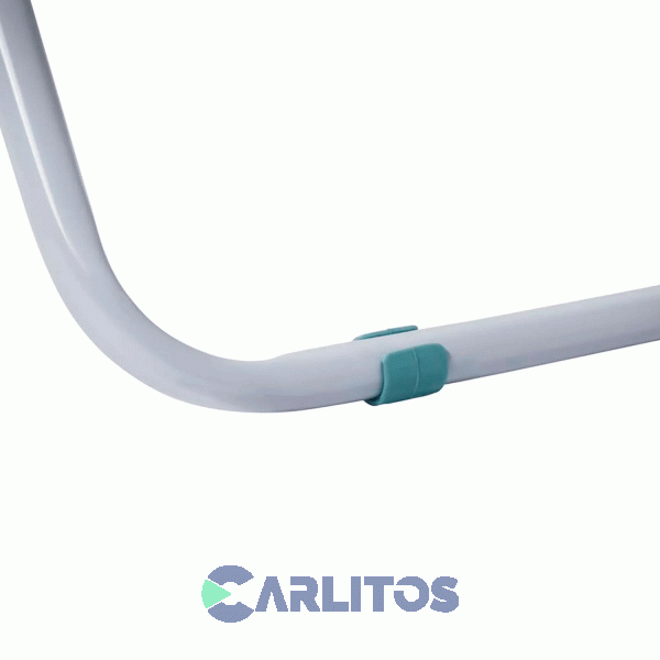 Tender De Pie Slim Con Aletas 6 Varillas Plegable Mor 6105 Blanco