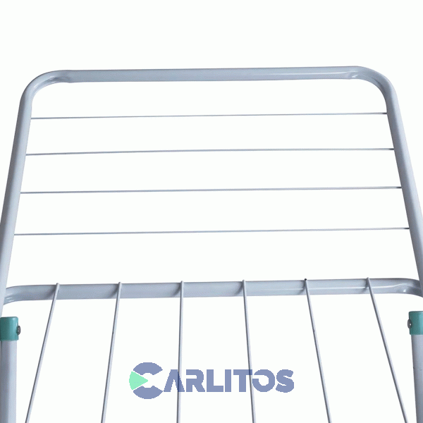 Tender De Pie Slim Con Aletas 6 Varillas Plegable Mor 6105 Blanco