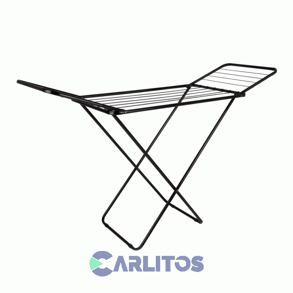 Tender De Pie Slim Con Aletas 6 Varillas Plegable Mor 6216 Negro