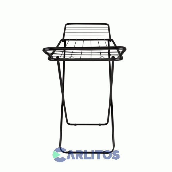 Tender De Pie Slim Con Aletas 6 Varillas Plegable Mor 6216 Negro