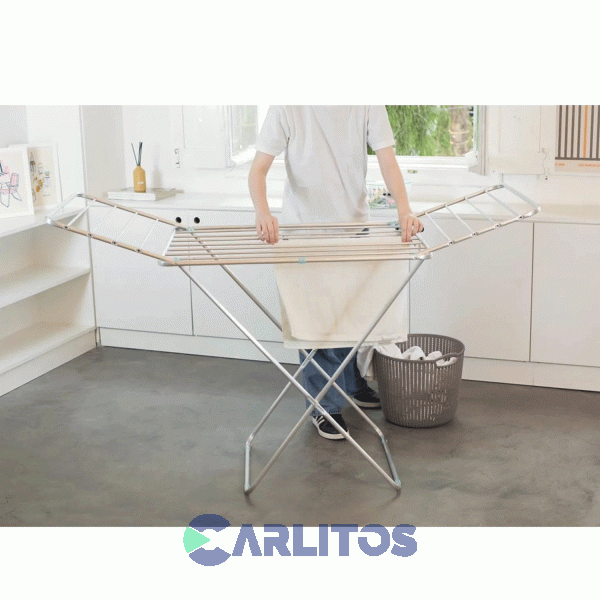 Tender De Pie Maxi Con Aletas 8 Varillas Plegable Mor 6140