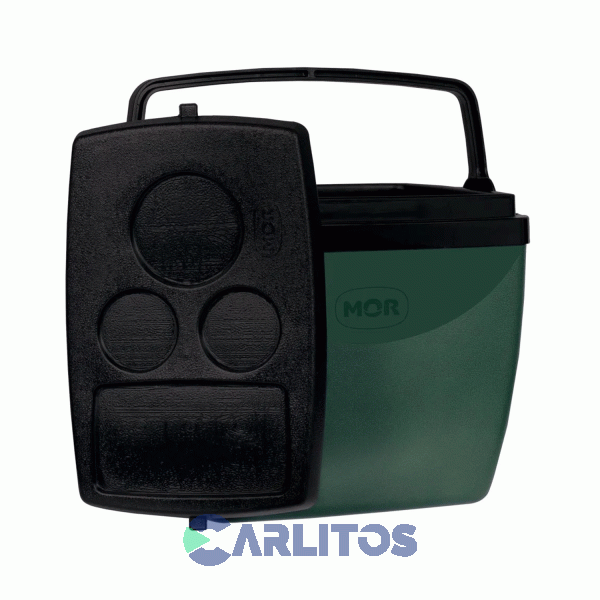 Conservadora Mor 18 Litros Ice Cold Lunchera 25108252 Verde Con Negro