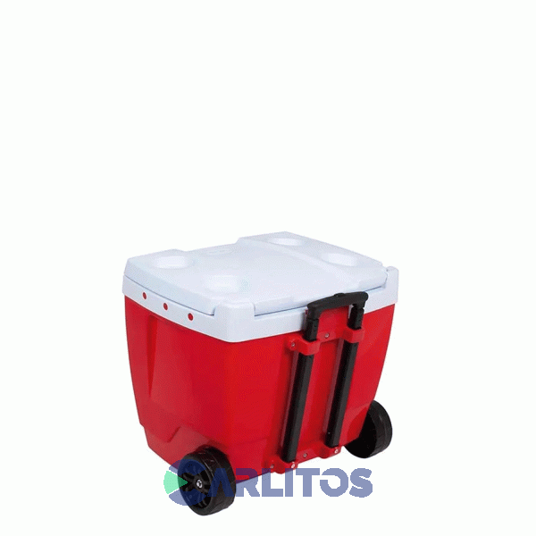 Conservadora 42 Litros Mor Ice Cold con Ruedas 25108222 Rojo