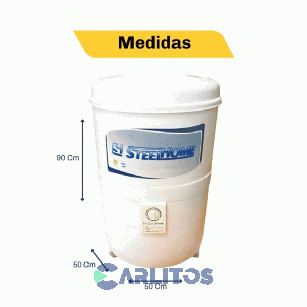 Lavarropa Carga Superior Steel Home 5 Kg Blanco Lrsh56sb0