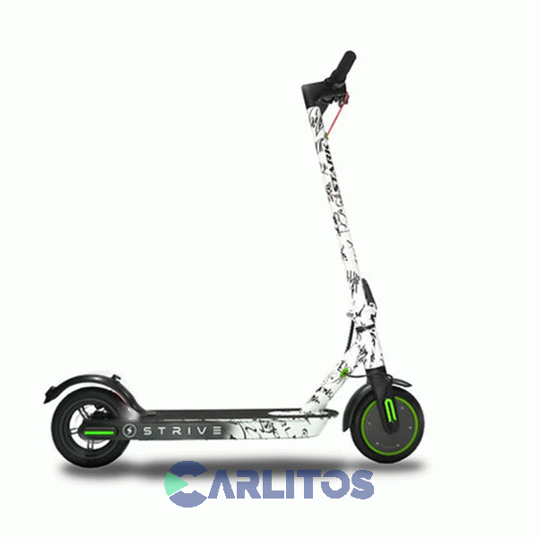Monopatín Scooter Eléctrico Stark Strive 6021 Print Blanco