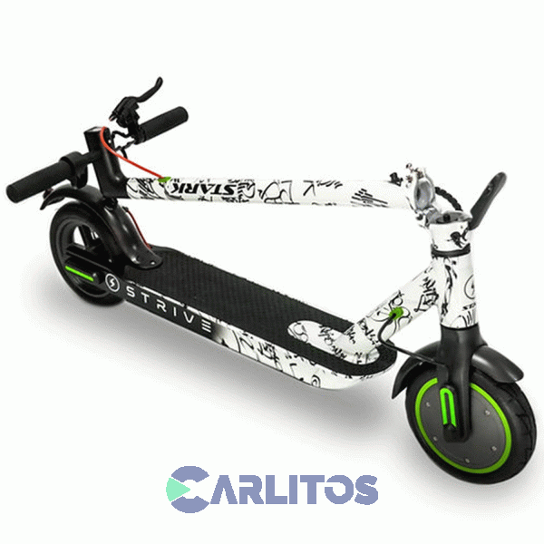 Monopatín Scooter Eléctrico Stark Strive 6021 Print Blanco