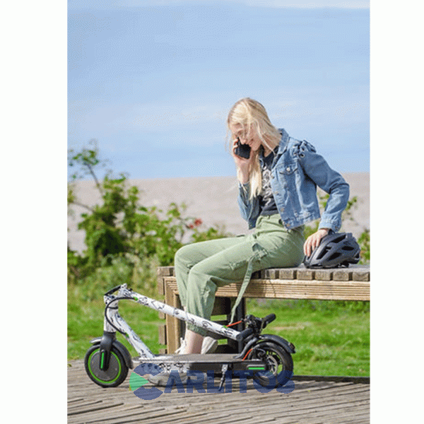 Monopatín Scooter Eléctrico Stark Strive 6021 Print Blanco