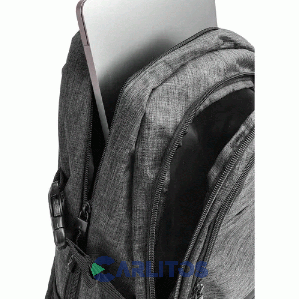 Mochila Portanotebook Linea Pl Campus Primicia 41614-9-10 Gris