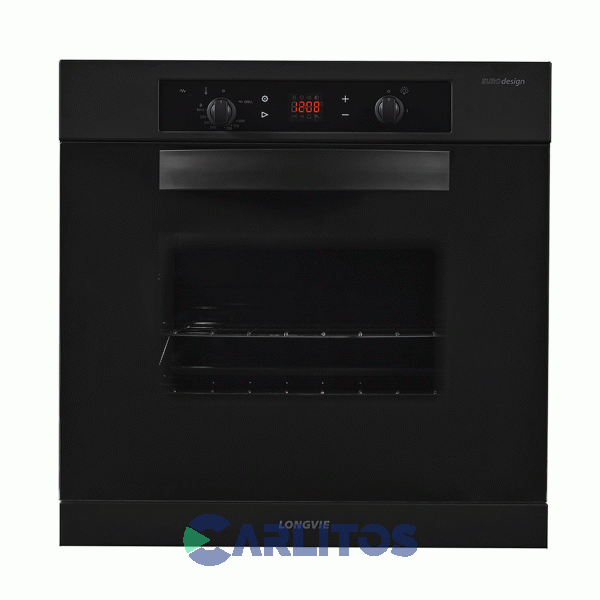 Horno A Gas Empotrable Con Grill Digital Longvie 60 Cm H6900Gt Grafito
