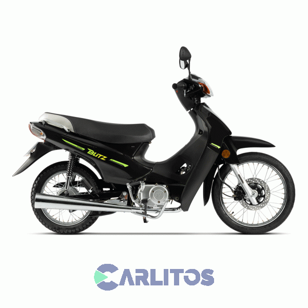 Moto 110 Cc Motomel Con Disco Y Llantas De Rayos Blitz Base One V8.II Cbs