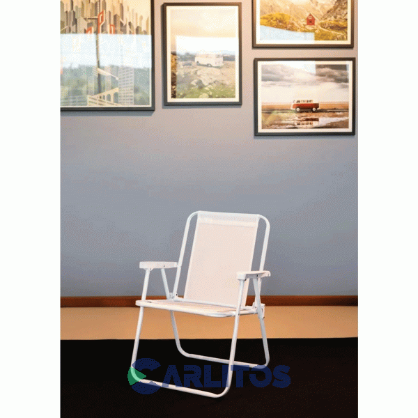 Sillon De Caño Rafia Fijo Mor 2058 Blanco