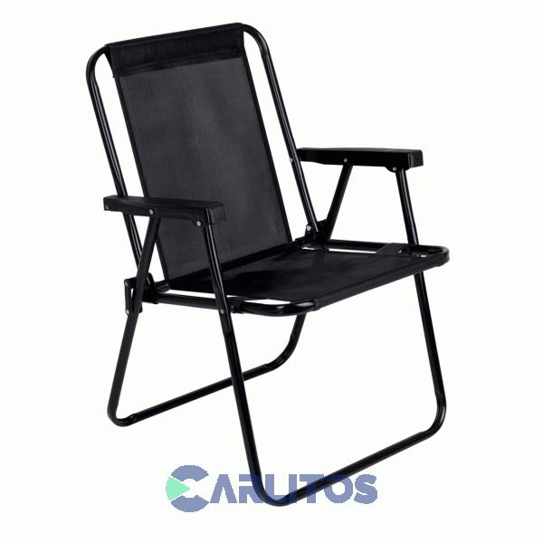 Sillon De Caño Rafia Fijo Mor 2059 Negro