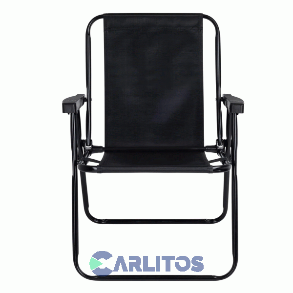 Sillon De Caño Rafia Fijo Mor 2059 Negro