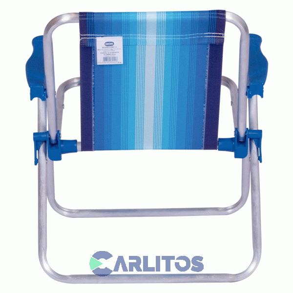 Sillon De Aluminio Infantil Rafia Fijo Mor 2121 Azul